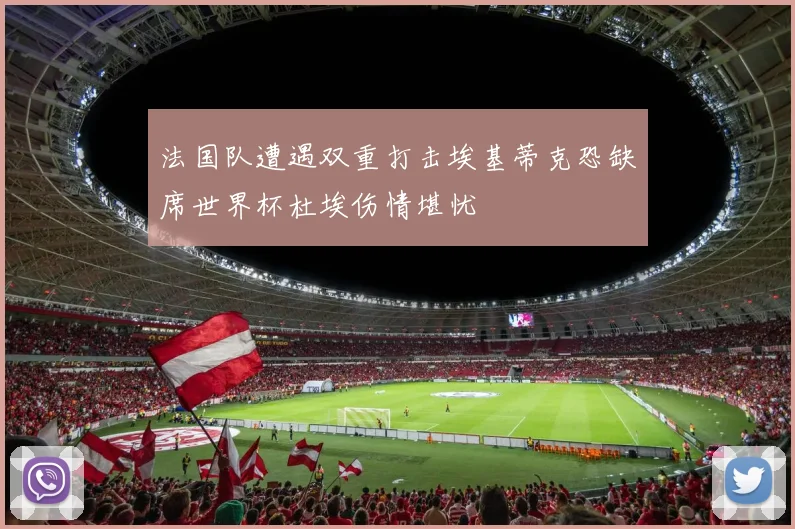 法国队遭遇双重打击埃基蒂克恐缺席世界杯杜埃伤情堪忧